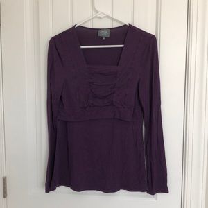 Purple nursing top